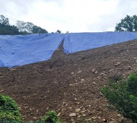 태풍 '힌남노' 북상 중, 생명의 위험 속에 있는 마을